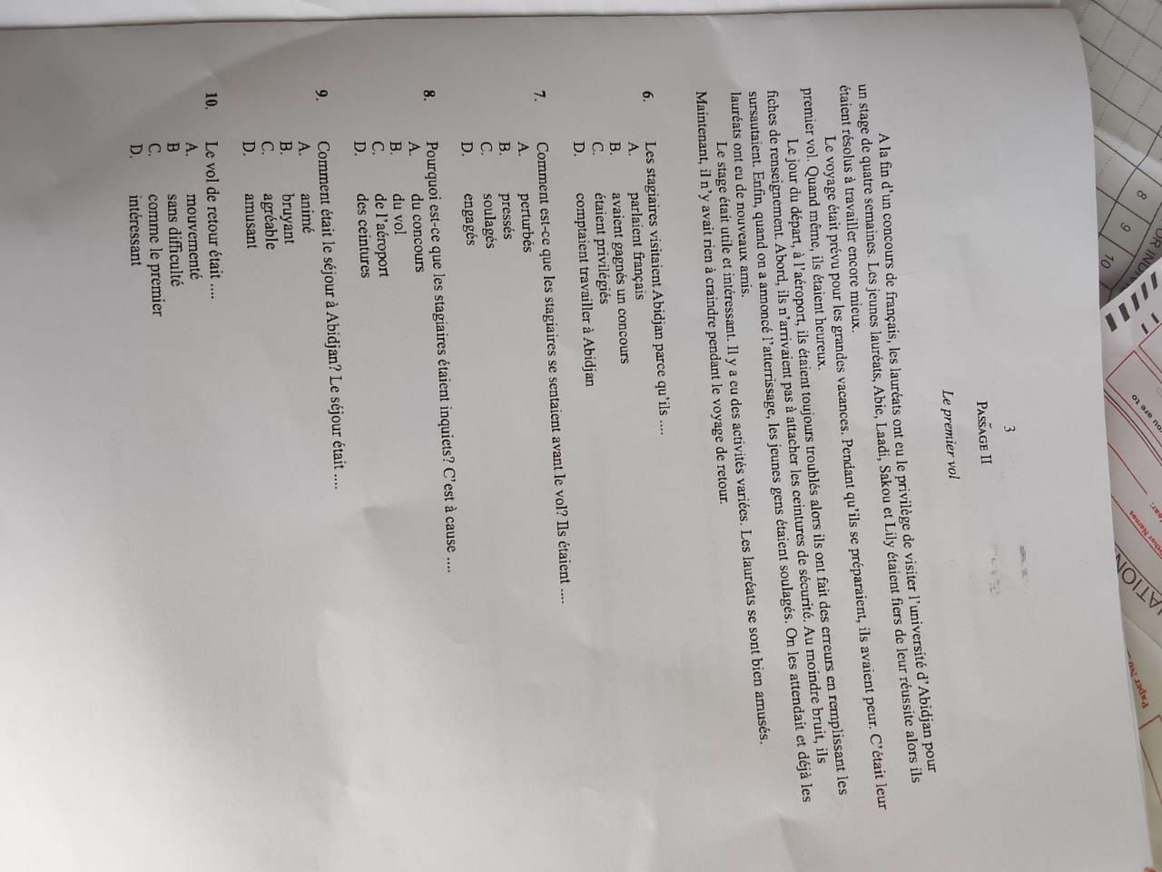 2026 WAEC French question paper page 5