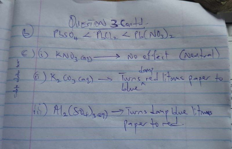 WAEC 2026 Chemistry Practical Q3 answer image 4