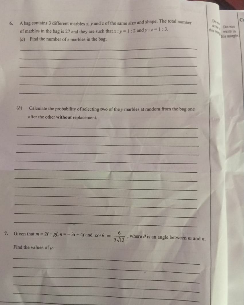 WAEC 2026 Further Mathematics question paper page 4