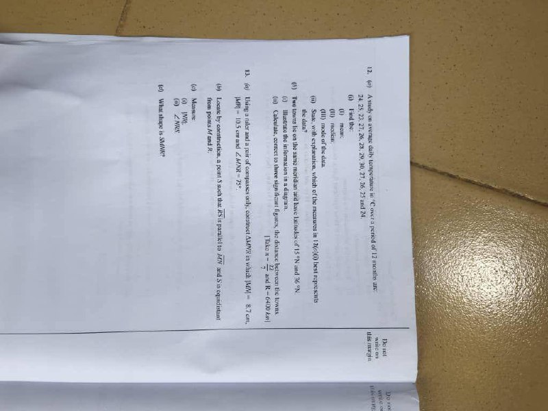 WAEC 2026 General Mathematics Question Paper - Page 6