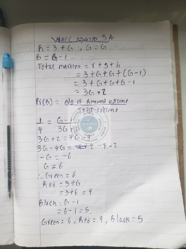 WAEC 2026 General Mathematics Question Paper - Page 9