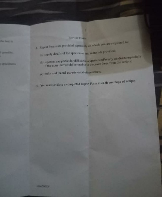 WAEC 2026 Agricultural Science Practical Paper page 3