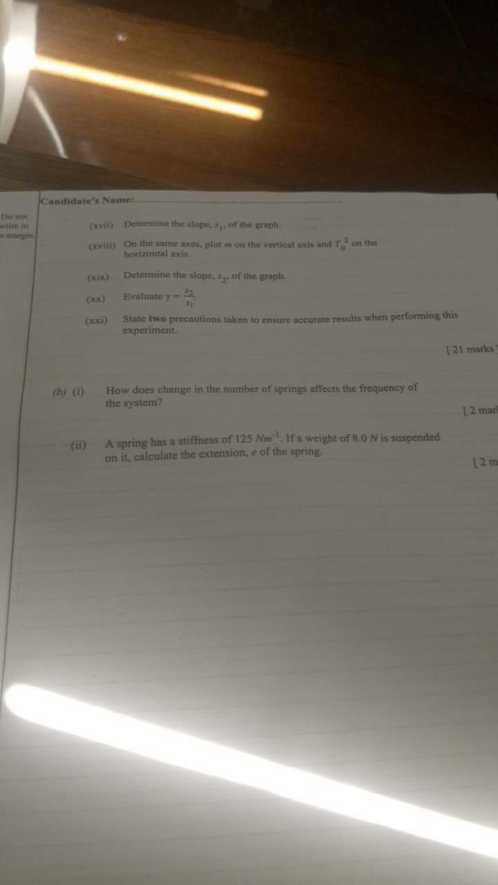 WAEC 2026 Physics Practical Paper 3 Question Paper page 3