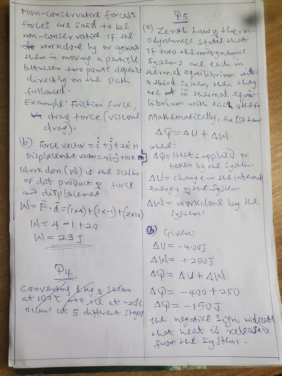 IJMB 2026 Physics Paper 1 answers page 4
