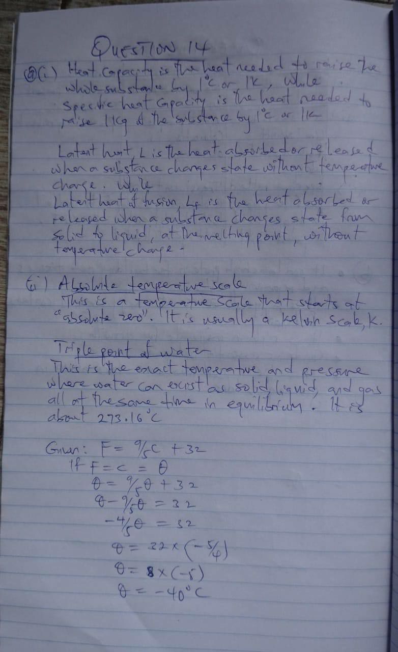IJMB 2026 Physics Paper 1 answers page 5