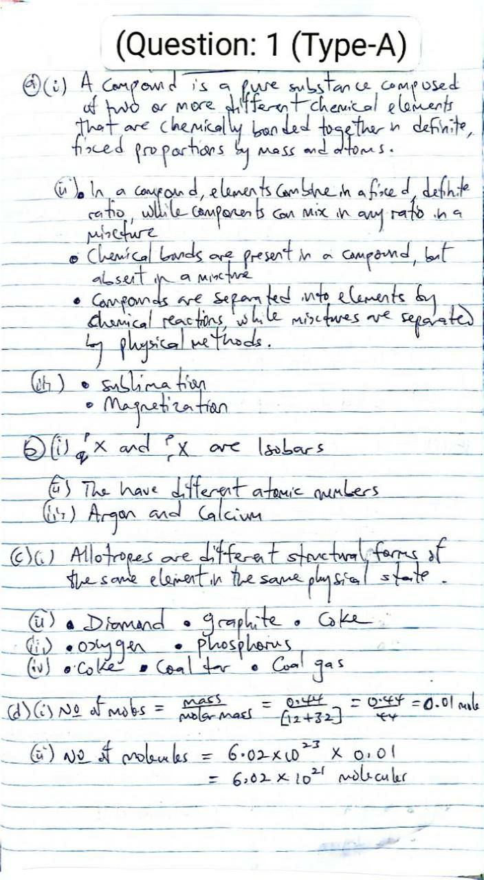 NABTEB 2026 Chemistry Question Paper page 1