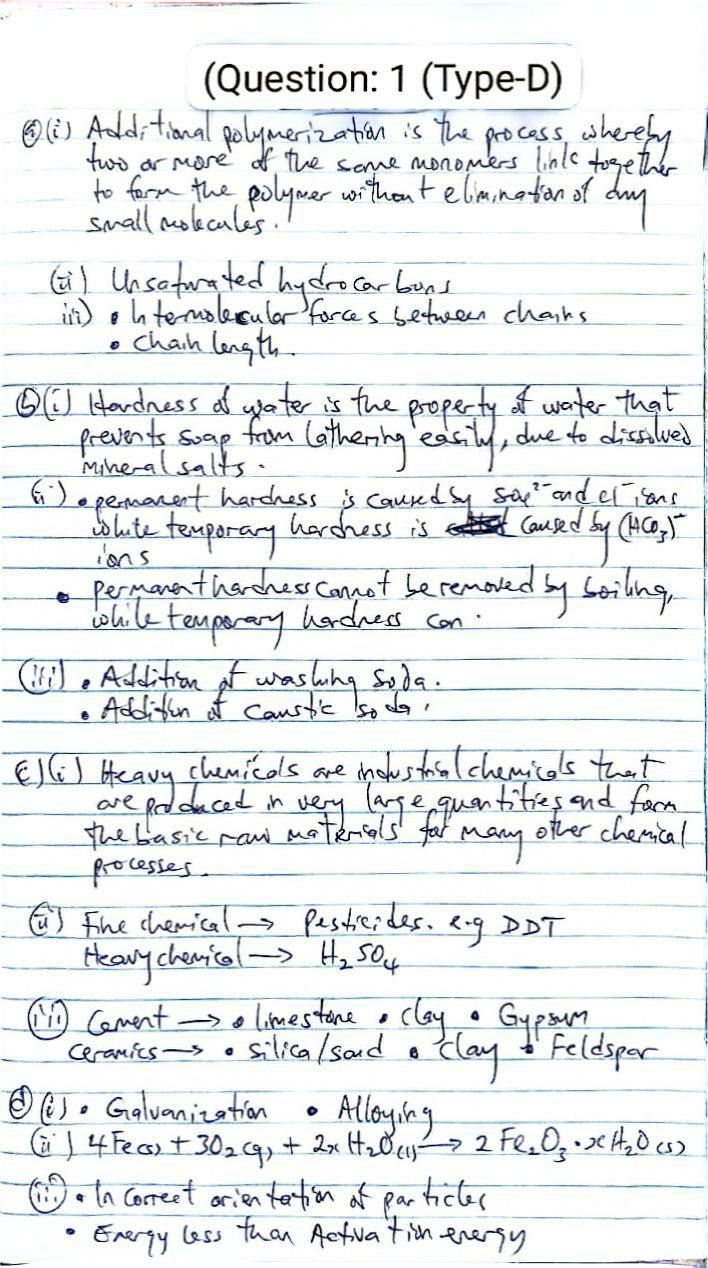 NABTEB 2026 Chemistry Type D Essay Answer page 4
