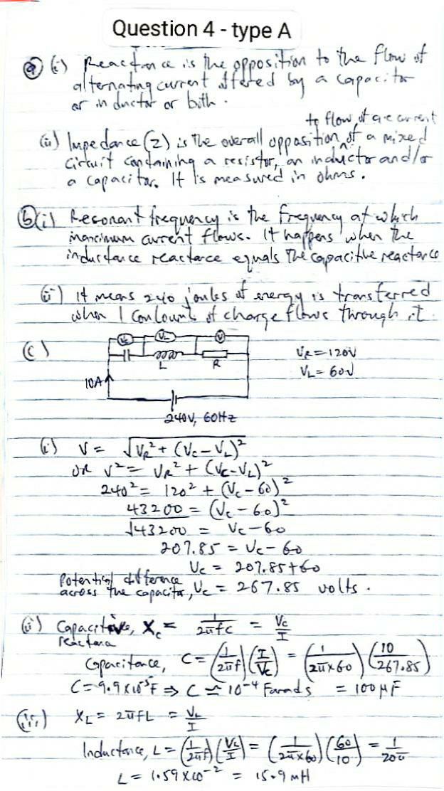 NABTEB 2026 Physics Type A answers photo 1