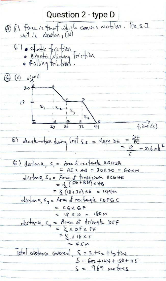 NABTEB 2026 Physics Type D answers photo 1