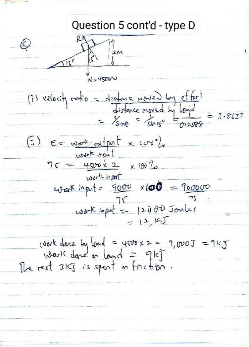 NABTEB 2026 Physics Type D answers photo 2