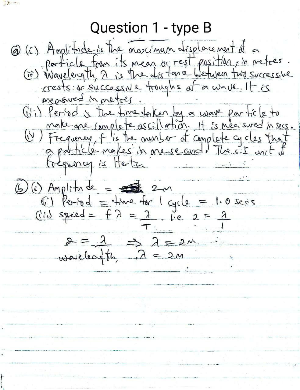 NABTEB 2026 Physics Type B answers photo 2