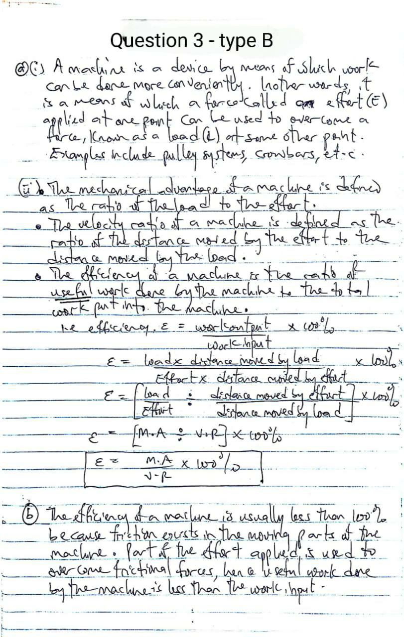 NABTEB 2026 Physics Type B answers photo 4