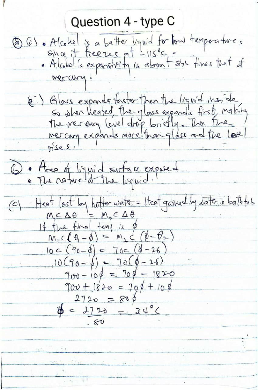 NABTEB 2026 Physics Type C answers photo 3