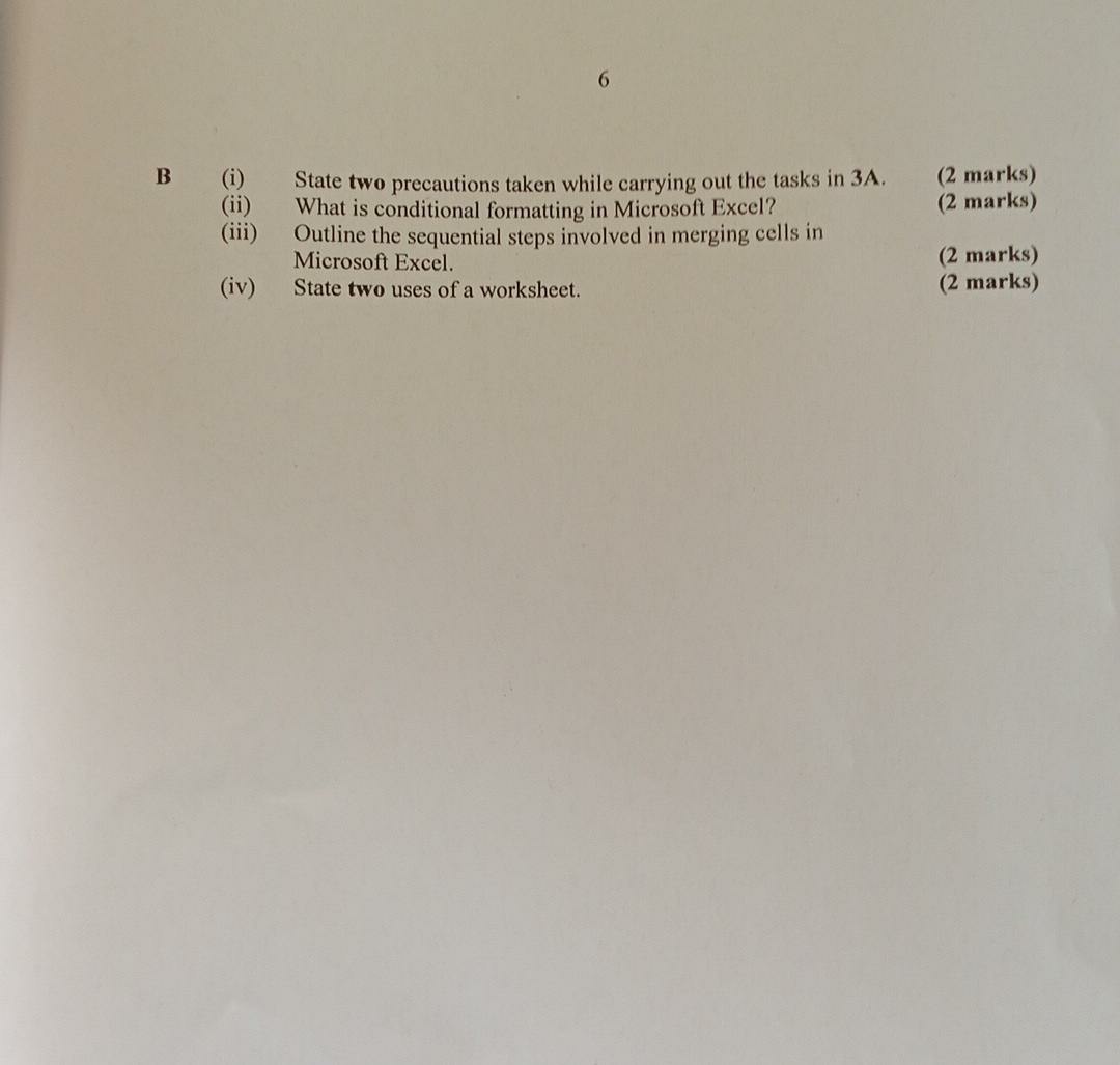 NECO 2026 Computer Practical question paper page 8