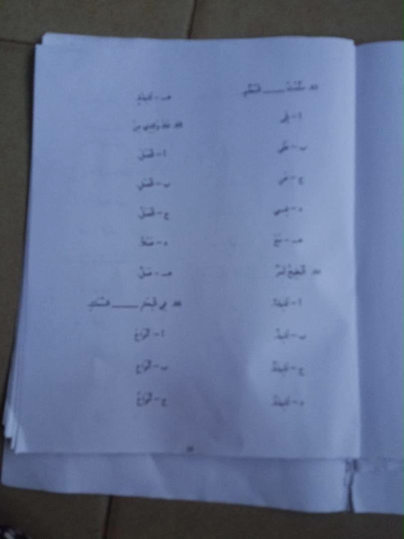 NECO 2026 Arabic Language Question Paper