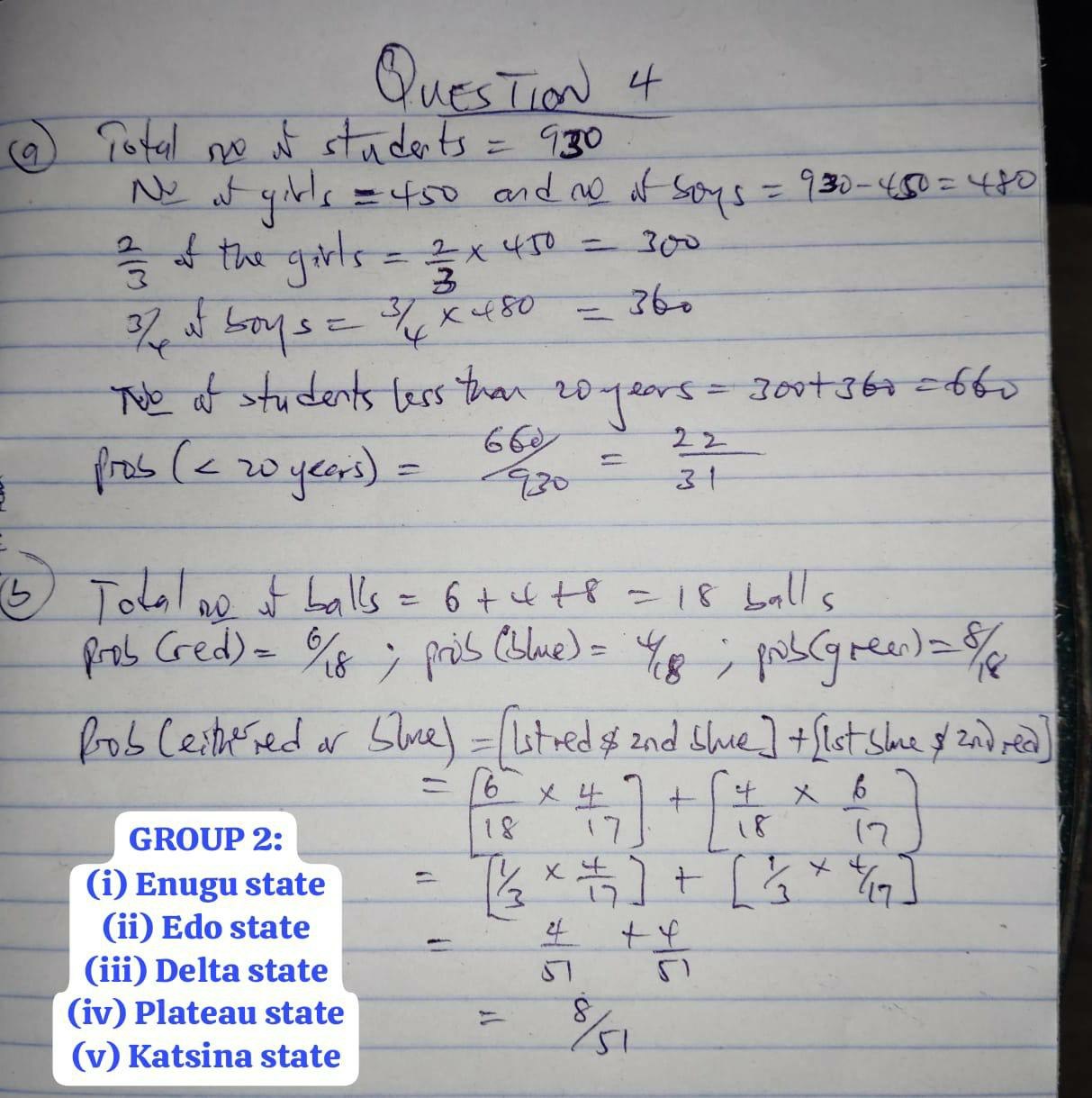 NECO 2026 Maths Theory Solution 3