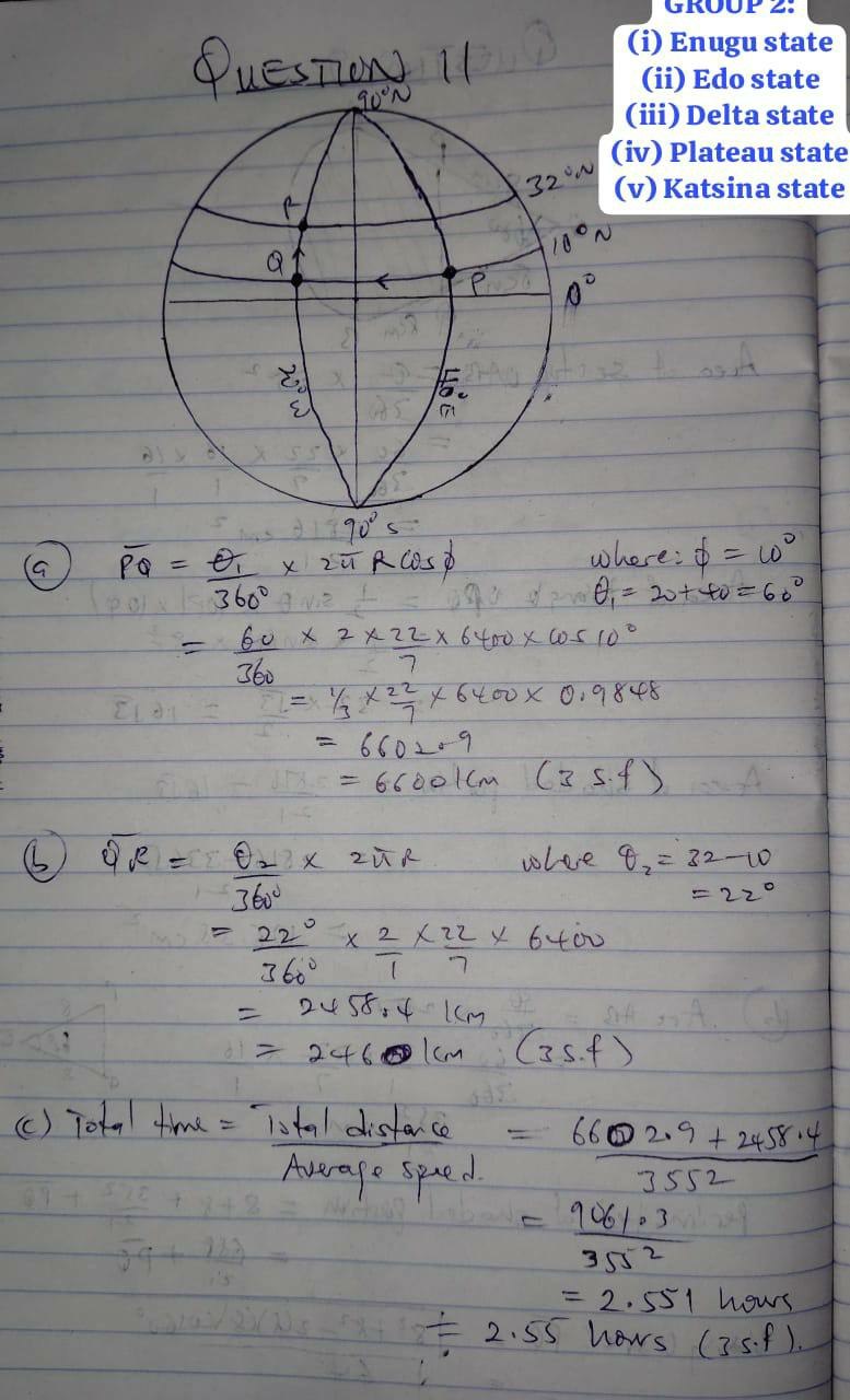 NECO 2026 Maths Theory Solution 5