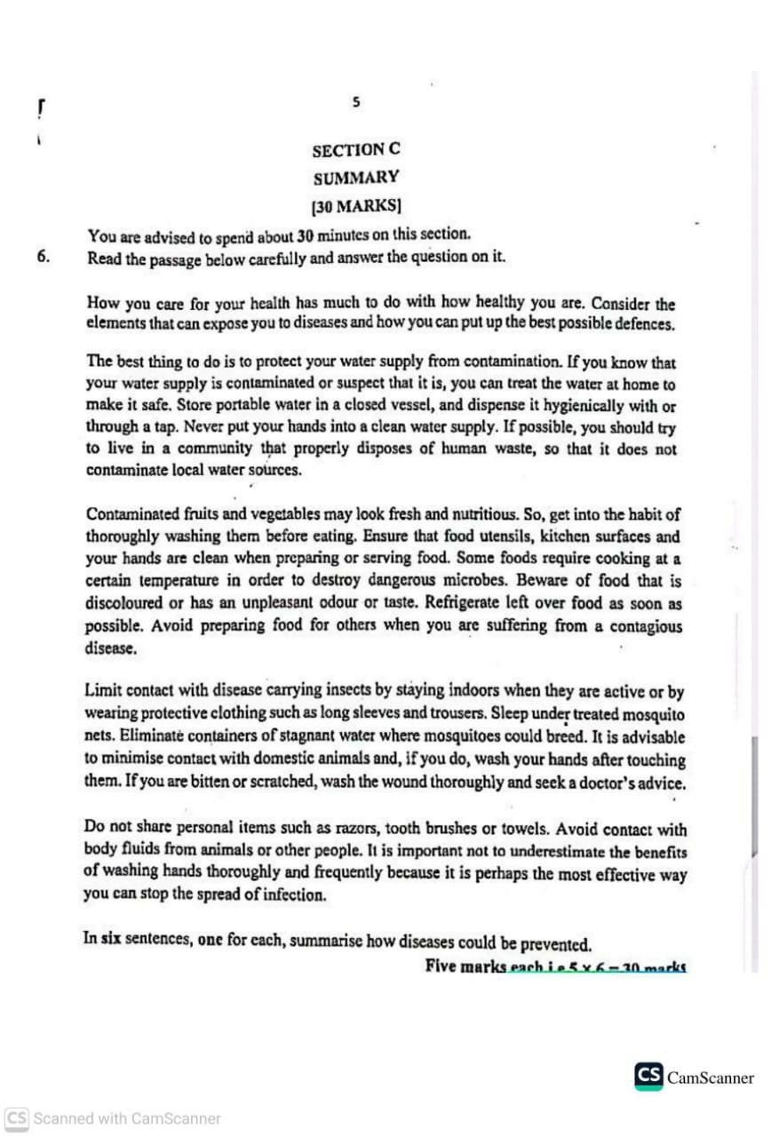 NECO 2026 English Language Theory — Type B Question Paper